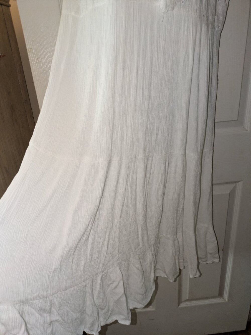 White dress from Sonoma size extra large like new - Picture 3 of 4